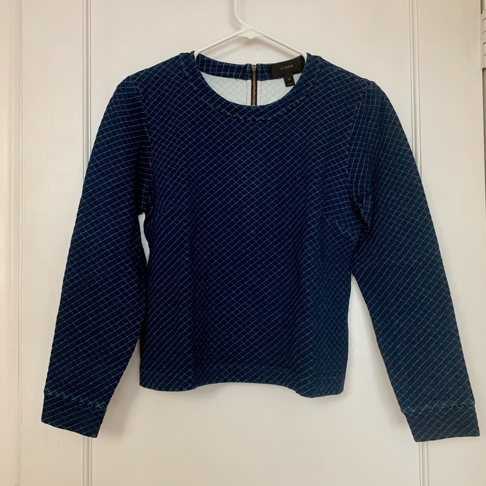 J. Crew Quilted Sweater
